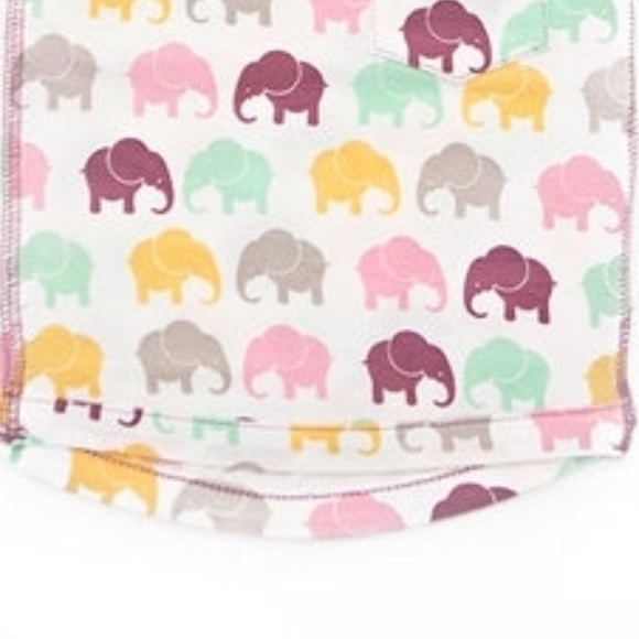 Long Sleeved Top - Lavender Elephant - Picture 4 of 4